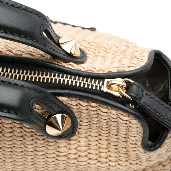 Fendi Medium Raffia By The Way Satchel - Picture 8 of 10